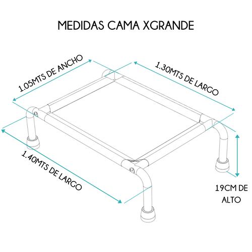 Cama Elevada Para Perro XGrande.