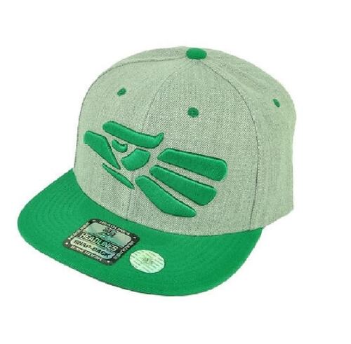 Gorra Logo Hecho en Mexico Aguila Gris Verde