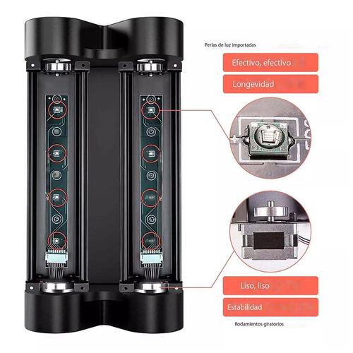 Mini Spider Rgbw Efectos Luz 8x3w Dmx512 Led Láser Luces Dj