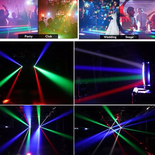 Mini Spider Rgbw Efectos Luz 8x3w Dmx512 Led Láser Luces Dj