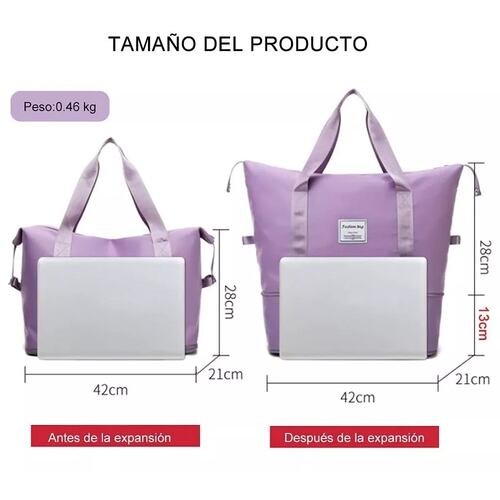 Bolsa Expandible Multiusos para Gymm y Viajes. .