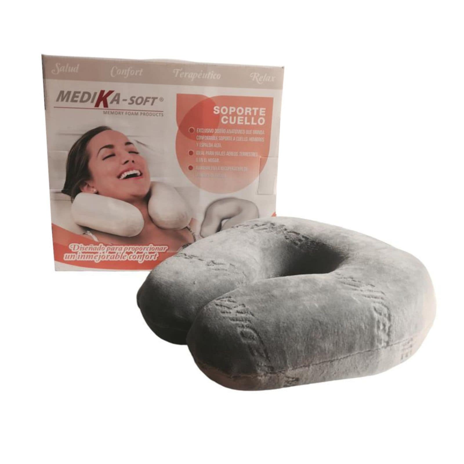 Soporte Para Cuello Memory Foam Cojin Viaje Descanso