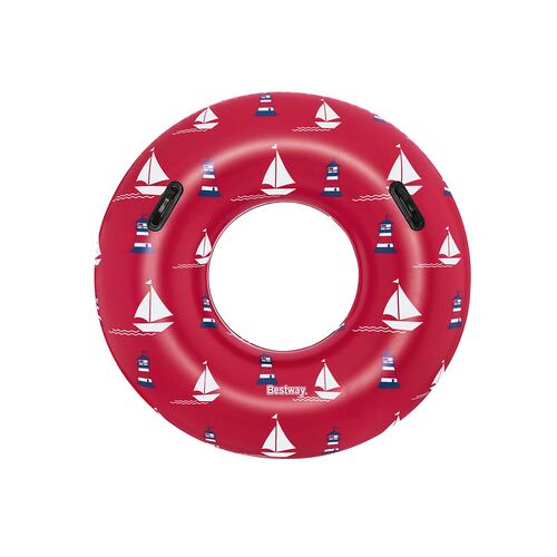 Salvavidas Dona Inflable Juvenil Playa Plástico Pvc 119 Cm.