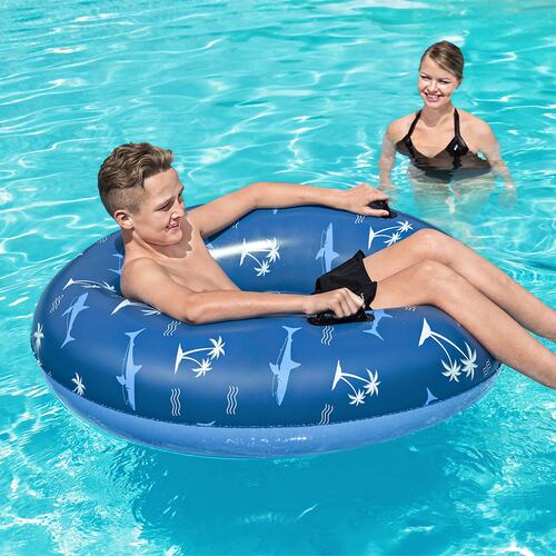 Salvavidas Dona Inflable Juvenil Playa Plástico Pvc 119 Cm.