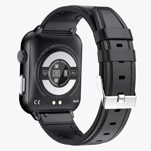 Smart Watch Reloj Inteligente E200 De Piel Fralugio Ecg Spo2.