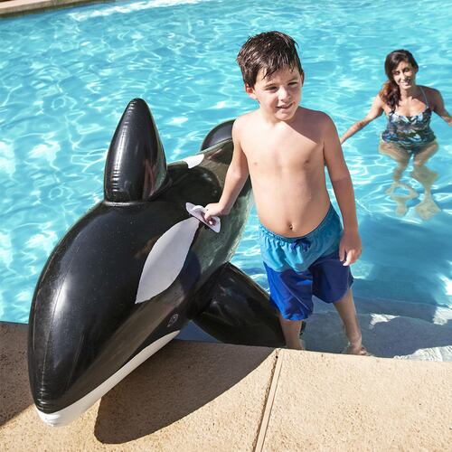Inflable Montable Orca Bestway Jumbo Flotador Salvavidas InfantiL.