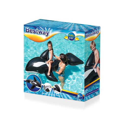 Inflable Montable Orca Bestway Jumbo Flotador Salvavidas InfantiL.