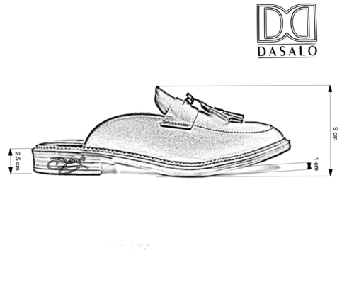 Zapato Tipo Mule Flat Dasalo Hueso En Piel Vacuno Para Dama.