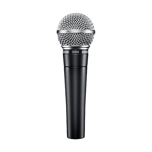 Micrófono Dinámico SHURE Sm58-lc Cardioide Gris Oscuro P/voz.