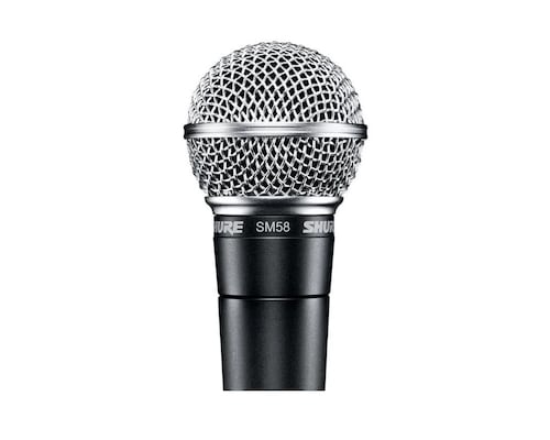 Micrófono Dinámico SHURE Sm58-lc Cardioide Gris Oscuro P/voz.