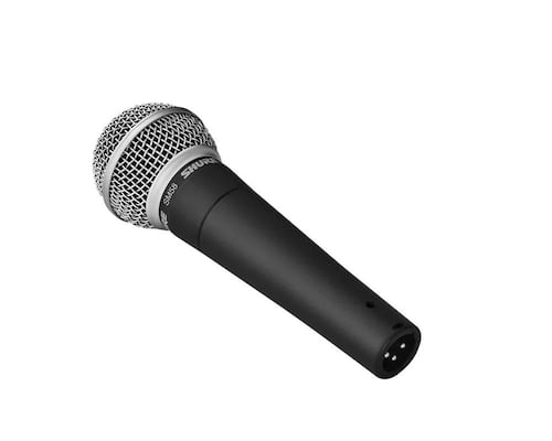 Micrófono Dinámico SHURE Sm58-lc Cardioide Gris Oscuro P/voz.