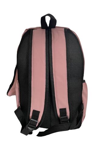 Mochila Backpack Semi Impermeable Con Lapicera Conejo Happy Asian Kawai