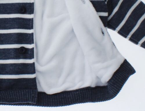 Chamarra Niño Bebe Gris Forrada 3250 0 a 4 Años.