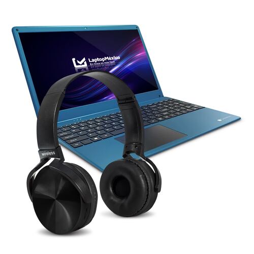 Combo Laptop Gateway Ultra Delgada Intel CI3-1115G4 4GB 128GB SSD 15.6Pulg FHD W11 + Audífonos.