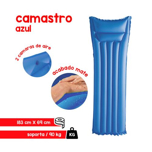 Cama Montable Flotador Inflable Colorido Mate 183 Cm Bestway.