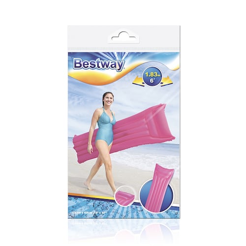 Cama Montable Flotador Inflable Colorido Mate 183 Cm Bestway.