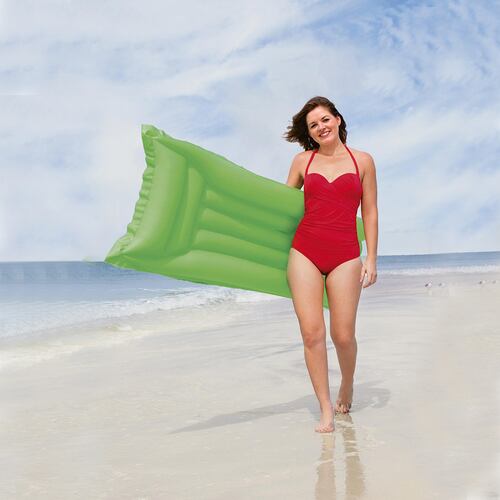 Cama Montable Flotador Inflable Colorido Mate 183 Cm Bestway.