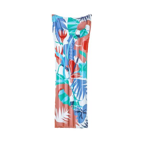 Cama Montable Inflable Con Almohada Tropical 183 Cm Bestway