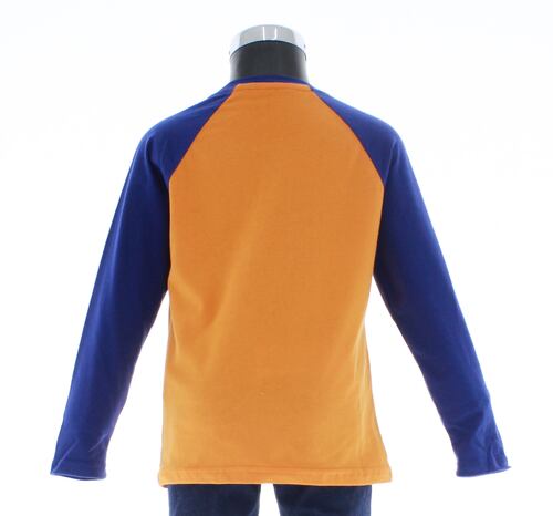 Playera Niño Naranja Manga Larga T-Shirt 3257 2 a 18 Años
