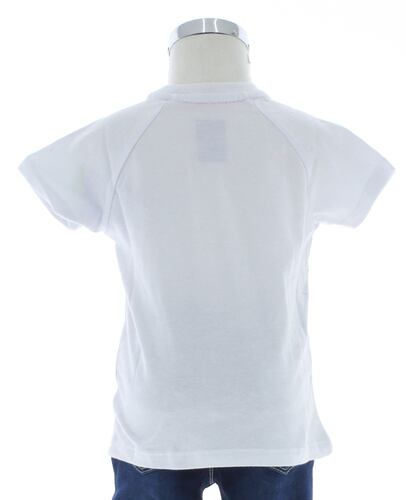 Playera Niño Bebe Blanco T Shirt 3260 1 a 6 Años.