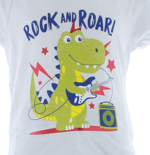 Playera Niño Bebe Blanco T Shirt 3260 1 a 6 Años.