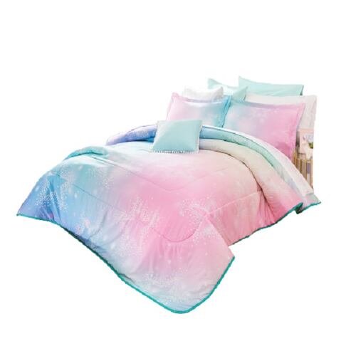 Edredon Matri/Indiv. Star Pink Rosa Pastel Colchas Concord
