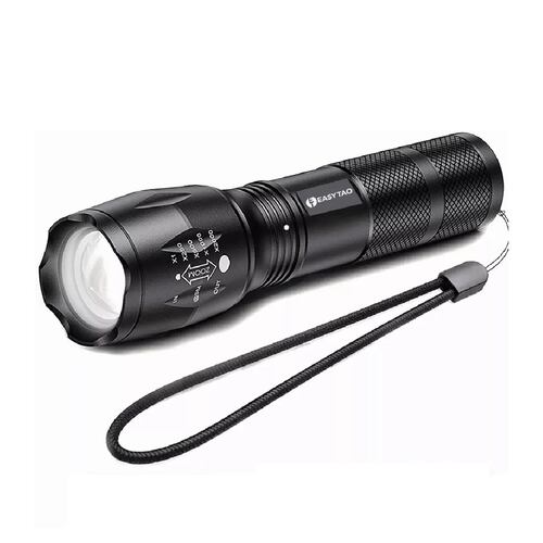 Lampara Táctica 3000 Lumens Cree Led T6 Recargable