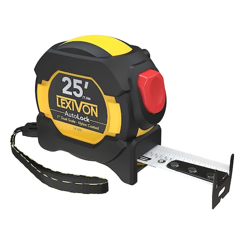 Flexómetro cinta métrica LEXIVON LX-205 7.5 metros 2 escalas AutoLock