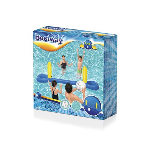 Juego Porteria Inflable Volleyball Piscina o Jardin Con Pelota