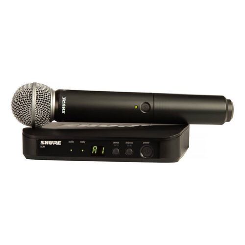 Micrófono SHURE Blx24/sm58 Dinámico Cardioide Negro.