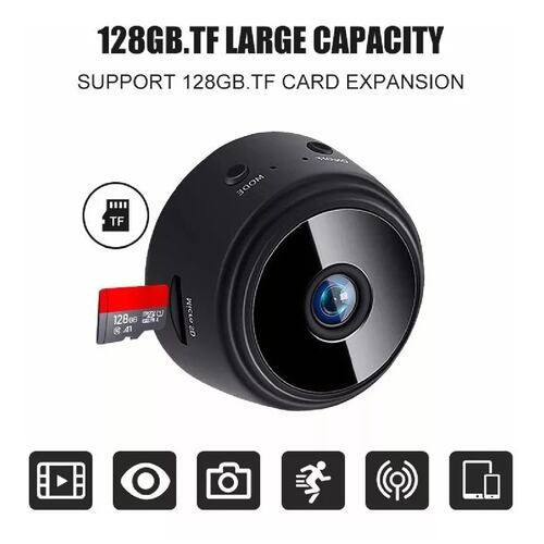 Cámara Espía Miniatura A9 Hd Wifi 1080p Con Visión Nocturna