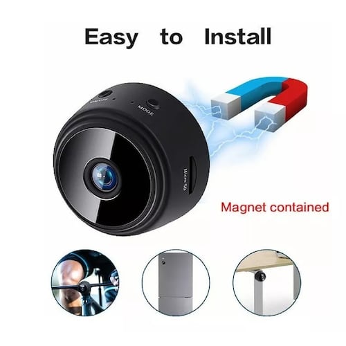 Cámara Espía Miniatura A9 Hd Wifi 1080p Con Visión Nocturna