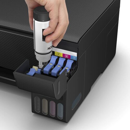 Impresora Multifuncional Epson EcoTank L3210, Sistema de Tinta Continua, USB, 33 ppm Negro, 15 ppm Color.