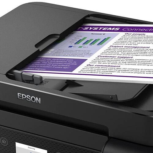 Impresora Multifuncional Epson EcoTank L6270, Sistema de Tinta Continua, USB, Wi-Fi, Dúplex, 33 ppm Negro, 20 ppm Color.