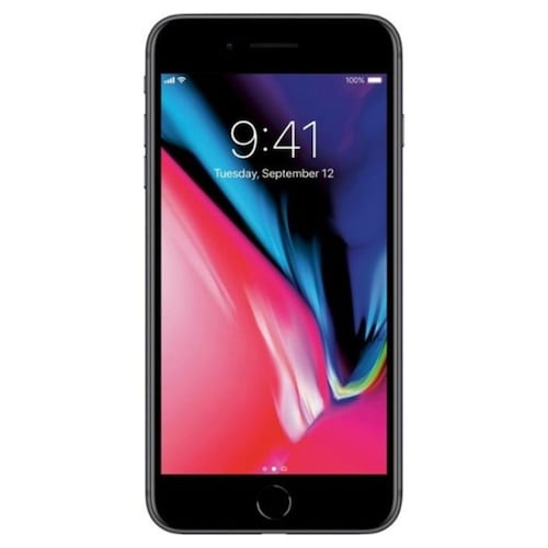 iPhone 8 Plus 64GB Negro Reacondicionado Grado A + Mini Bocina.