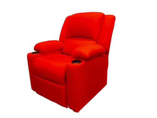 RECLINABLE NEW RED SHERATON ESPACIO MUEBLES (ENTREGA UNICAMENTE EN CDMX Y AREA METROPOLITANA)
