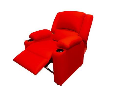 RECLINABLE NEW RED SHERATON ESPACIO MUEBLES (ENTREGA UNICAMENTE EN CDMX Y AREA METROPOLITANA)