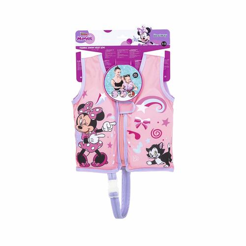 Chaleco Salvavidas Inflable Niña Bestway 51 Cm Ajustable Rosa.