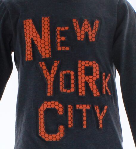 Playera Niño Gris Manga Larga 3282 2 a 18 Años.