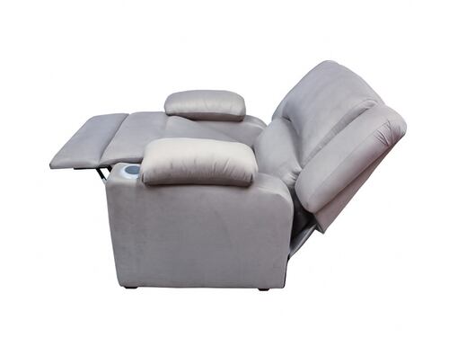 RECLINABLE NEW SHERATON GRAY ESPACIO MUEBLES (ENTREGA UNICAMENTE EN CDMX Y AREA METROPOLITANA)