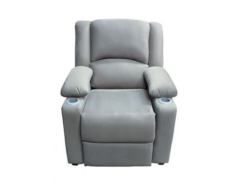 RECLINABLE NEW SHERATON GRAY ESPACIO MUEBLES (ENTREGA UNICAMENTE EN CDMX Y AREA METROPOLITANA)