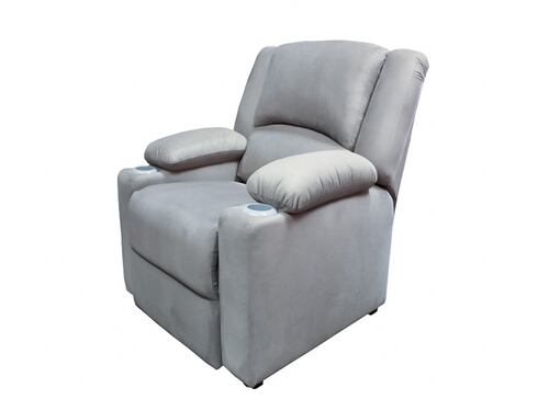 RECLINABLE NEW SHERATON GRAY ESPACIO MUEBLES (ENTREGA UNICAMENTE EN CDMX Y AREA METROPOLITANA)