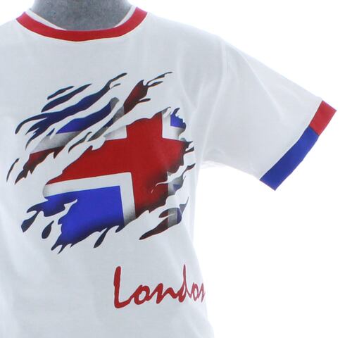 Playera Niño Algodón Blanca Manga Corta 3295 1 a 18 Años