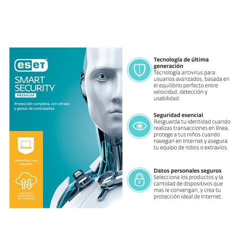 ESD ESET Smart Security Premium 4 Lic 2 Años