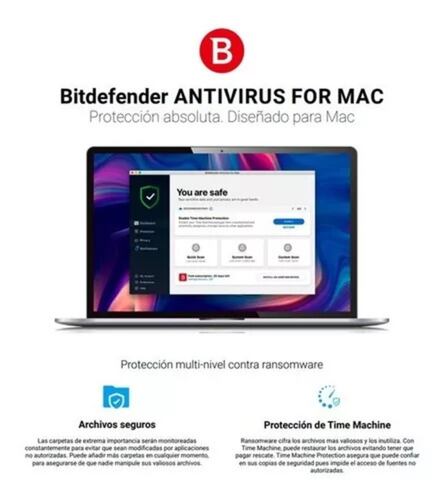ESD Bitdefender compatible con Mac 3 Usuarios, 1 Año