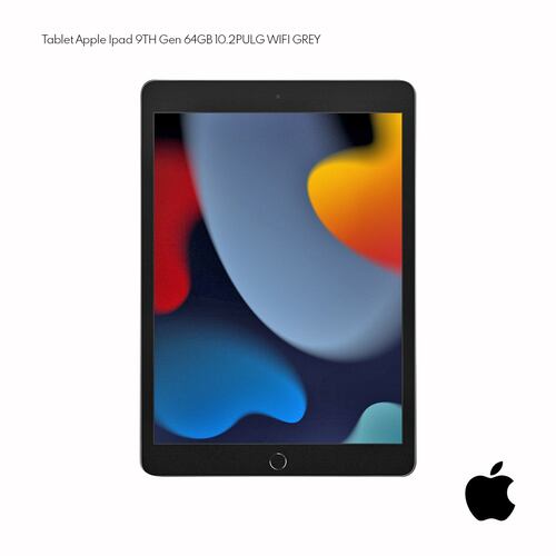 Combo Apple iPad 9 Gen 10.2 Pulgadas Wi-Fi 64 GB Gris + Audifonos y lapíz.