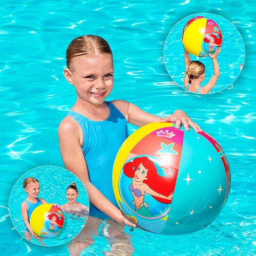 Pelota De Playa Inflable Infantil Bestway 51 Cm Princesas Multicolor