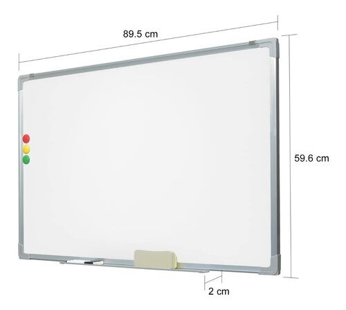 Pizarron Blanco 90x60 De Alta Calidad Plumones Gratis