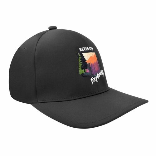 Gorra Cerrada Spandex Negro Repelente Agua Lluvia Sion