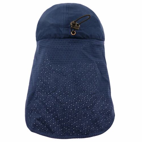 Gorra Pescador Fishing Club C/Faldón Malla Azul Navy Sion